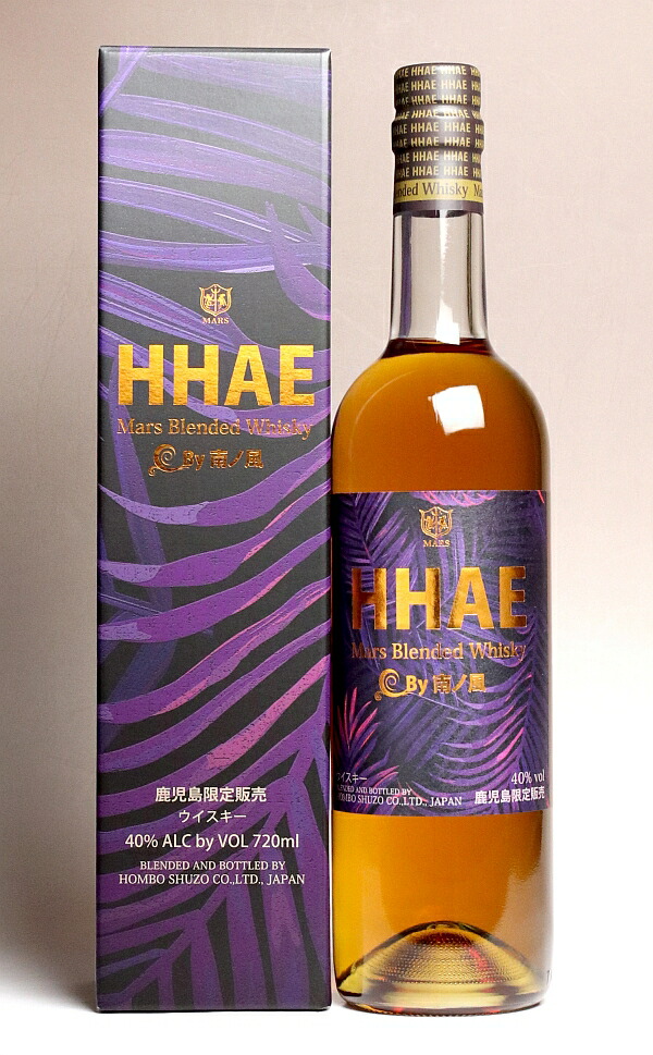 楽天市場】【鹿児島限定販売】HHAE（はえ）40度720ml【本坊酒造 マルス