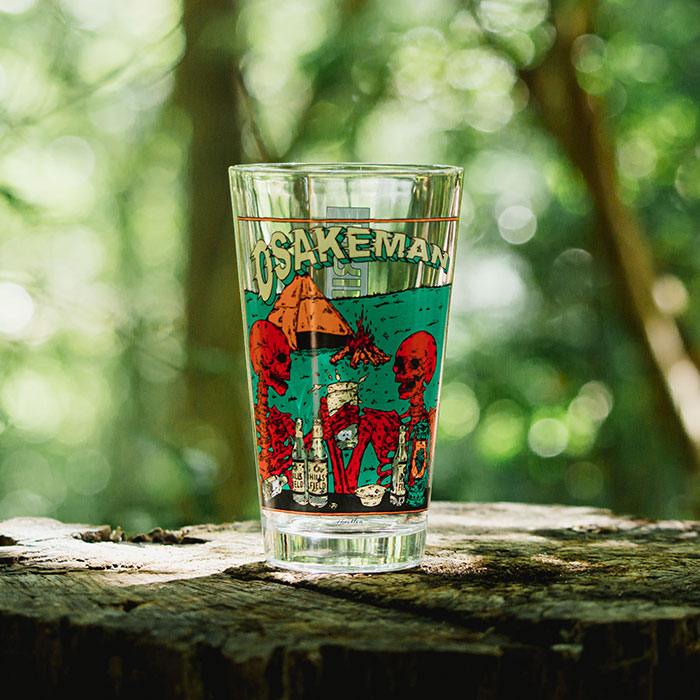 楽天市場】HILLS FIELD OSAKEMAN パイントグラス お酒マングラス 480ml