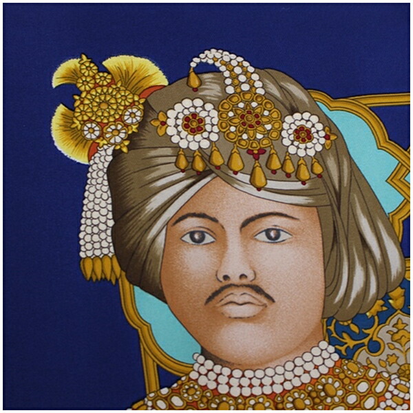 楽天市場】エルメス 未使用 シルク スカーフ カレ90 マハラジャの華麗