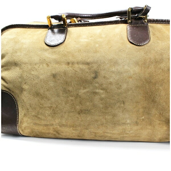 楽天市場】ロエベ アナグラム アマソナ50 ボストンバッグ スエード