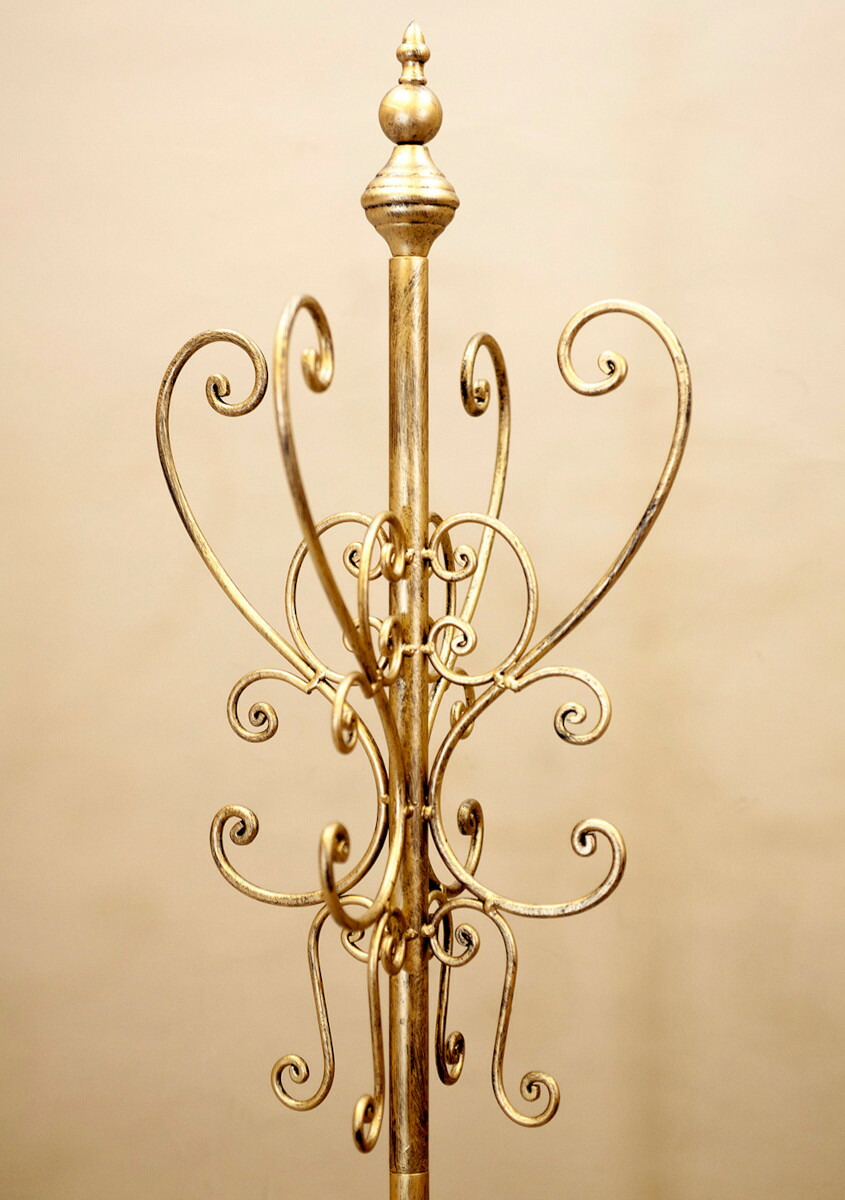 楽天市場】ロココ調 コートハンガー ハンガーラック ポールハンガー