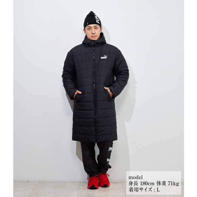 楽天市場】プーマ ベンチコート 中綿 メンズ ESS+パデッドコート