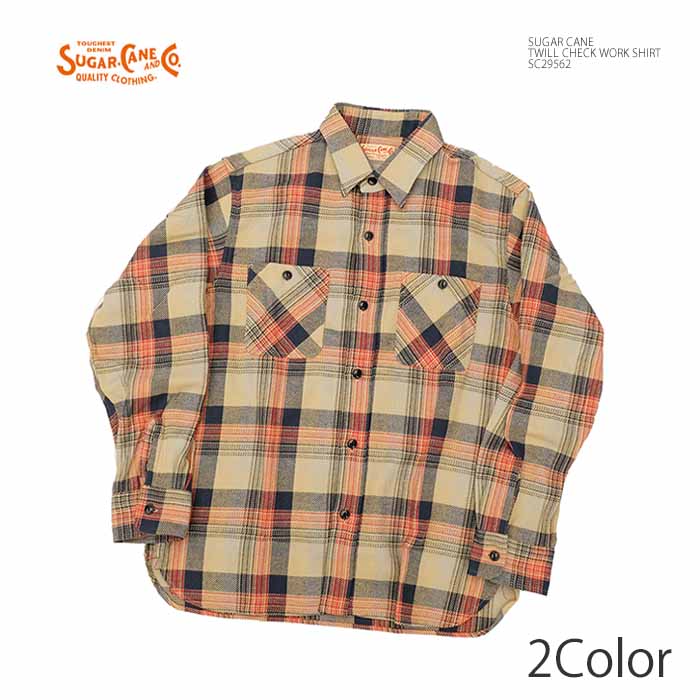 楽天市場】シュガーケーン SUGAR CANE SC29562 ツイルチェック ワーク