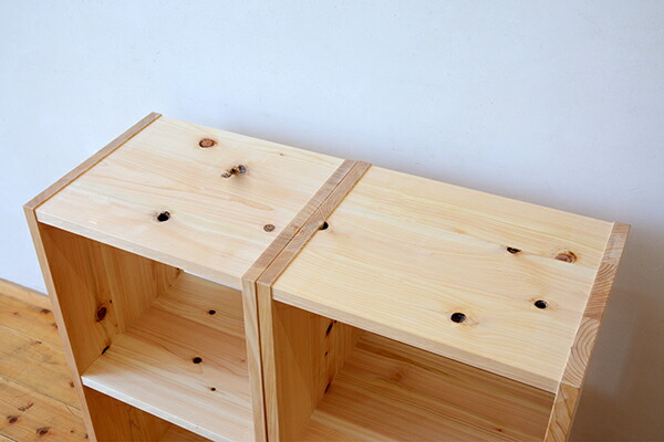 楽天市場】カラーボックス 無垢 木製 ラック 2段 木製ラック BOX 本棚