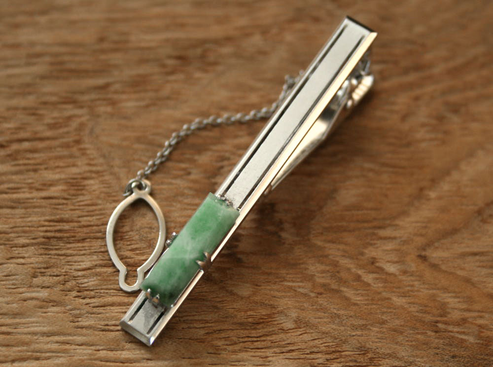 楽天市場】糸魚川翡翠ネクタイピン T00195 翠雅 作 糸魚川 ひすい