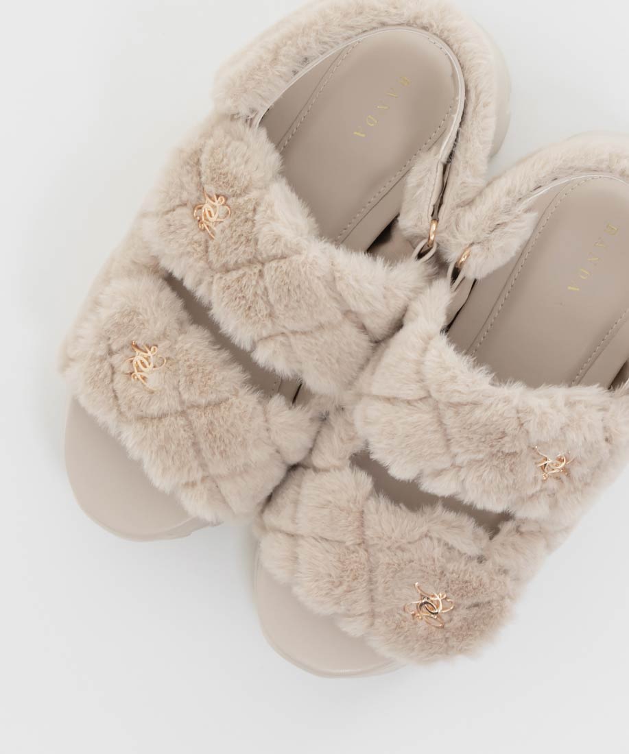 楽天市場】【22.5cm〜25.5cm】RANDA/ランダ/キルティングファー