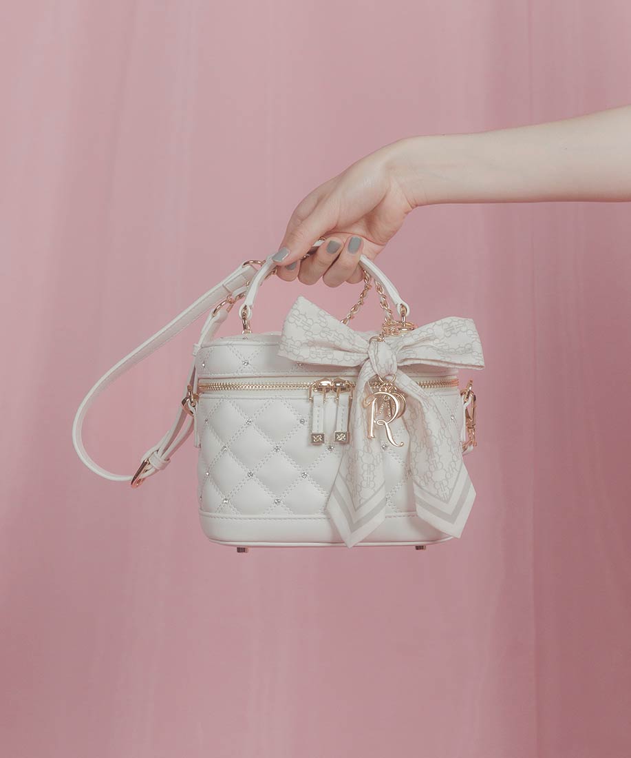 楽天市場】RANDA/ランダ/2WAY リボンチャームキルティングバニティ