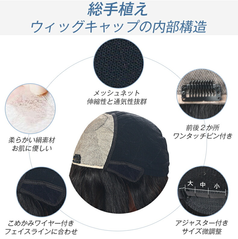 楽天市場】【試着可能 返品OK】人毛100% レミヘアー 総手植え 医療用
