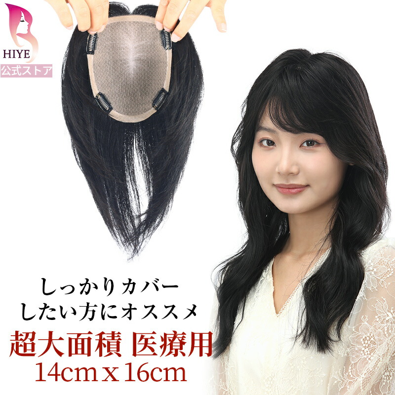 楽天市場】【試着可能 返品OK】部分ウィッグ 人毛100％ 艶髪 面積