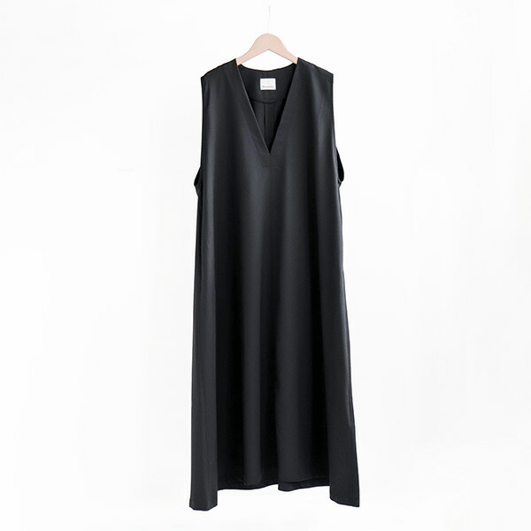 楽天市場】Honnete オネットSleeveless V-Neck Wide Dressスリーブレス