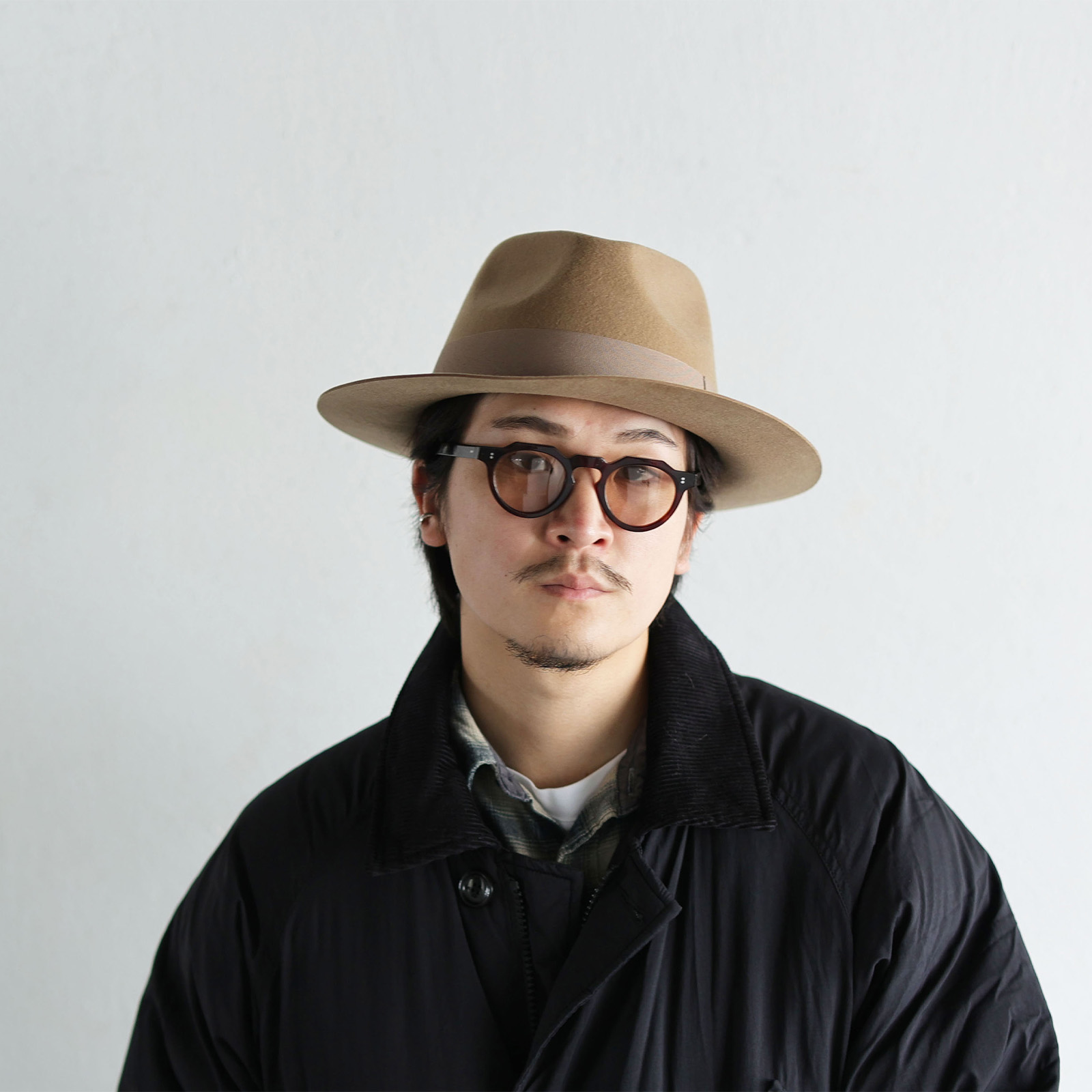 楽天市場】MIDDLE BRIM FLAT HAT ミドルブリムフラットハット 帽子