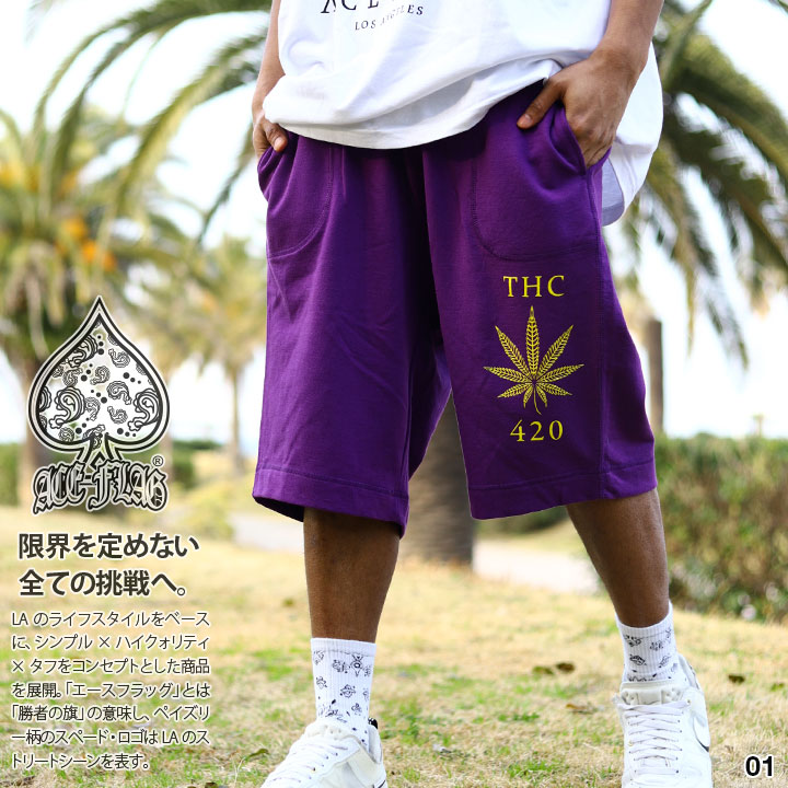 楽天市場】ACEFLAG ハーフパンツ スウェット 裏パイル メンズ 全4色