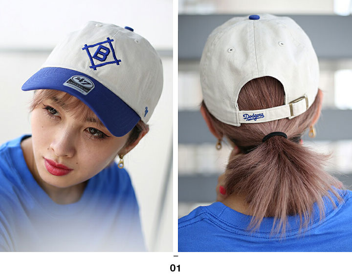 楽天市場】ドジャース 公式 LA キャップ 47 ローキャップ メンズ