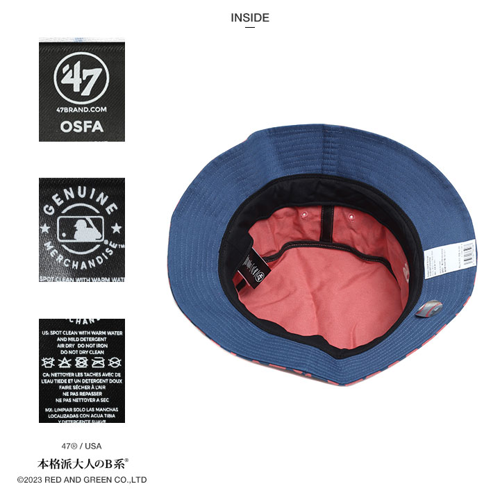 楽天市場】ドジャース 公式 LA ハット キャップ 紺 コーデ 47 バケット