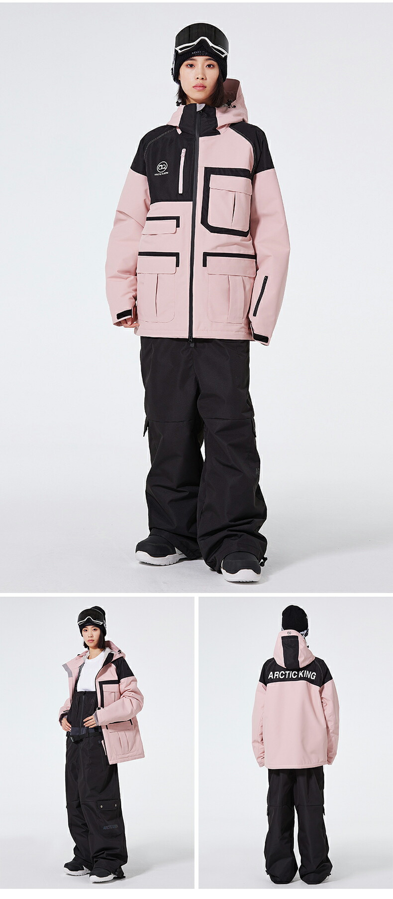 楽天市場】スノーボードウェア 上下セット スキーウェア ストレッチ