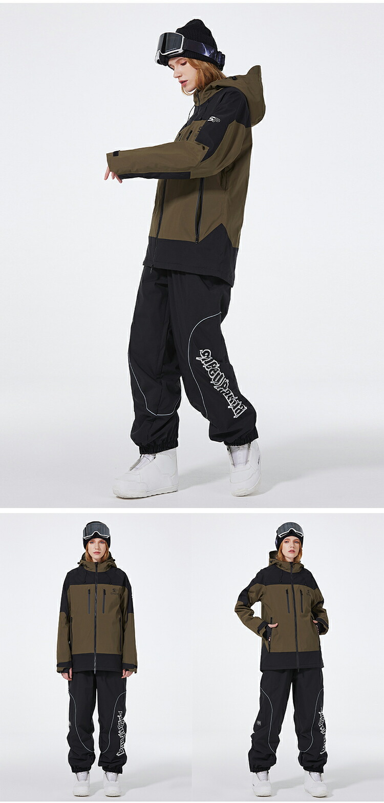楽天市場】スノーボードウェア 上下セット スキーウェア メンズ