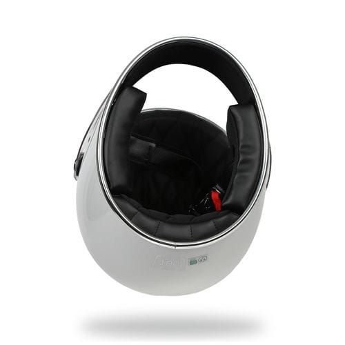 楽天市場】フルフェイス へルメット バイク ビンテージ ホワイト