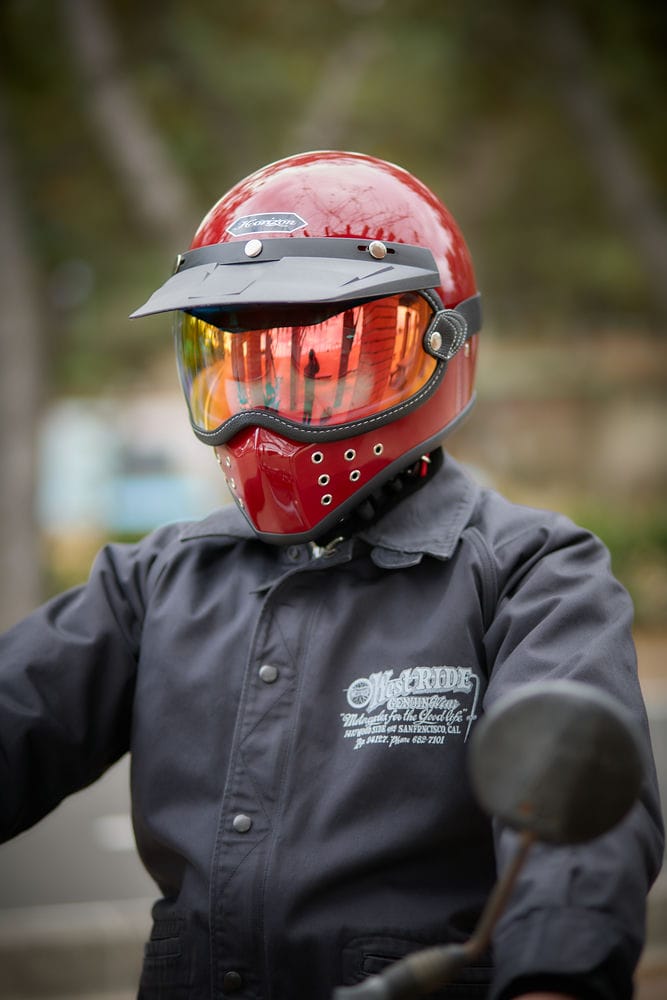 楽天市場】オフロード へルメット フルフェイス バイク レッド S～XL