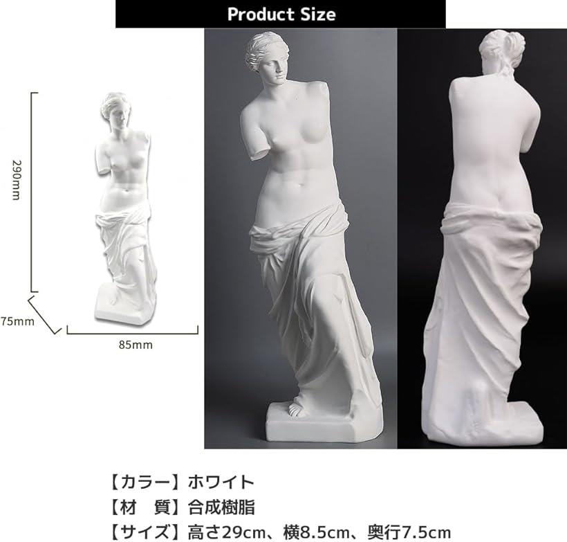 楽天市場】ミロのビーナス 石膏像 ルーブル美術館の至宝 レプリカ