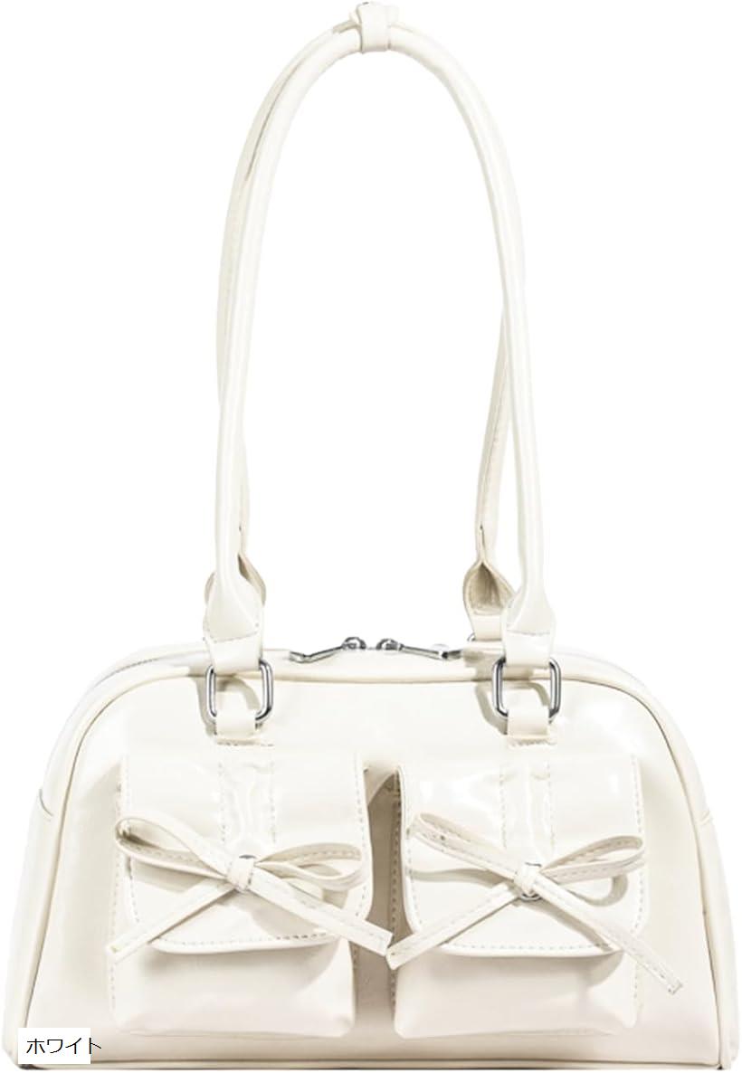 楽天市場】横長バッグ リボンバッグ ボストンバッグ ハンドバッグ