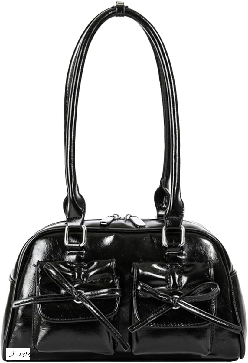 楽天市場】横長バッグ リボンバッグ ボストンバッグ ハンドバッグ