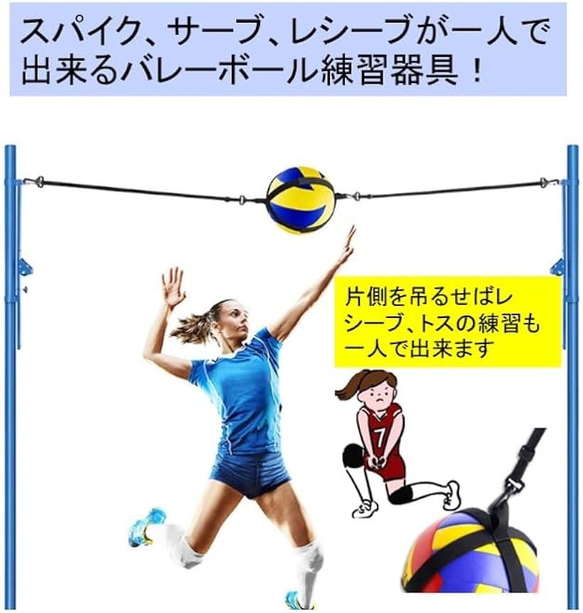 楽天市場】バレーボール 練習 アタック サーブ スパイク トス 練習器具