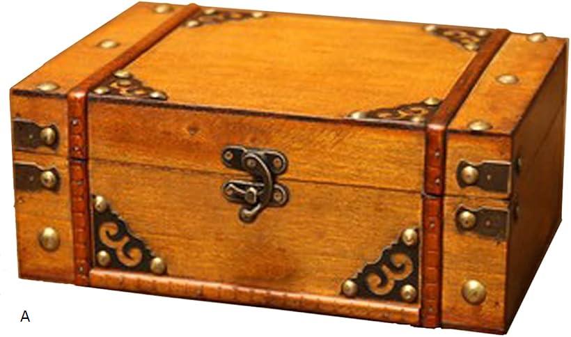 楽天市場】アンティーク調 木製 小物入れ ボックス 装飾 大きめサイズ