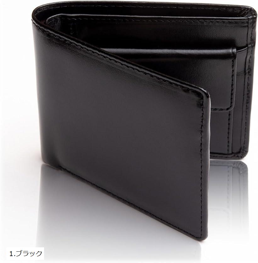 楽天市場】財布 メンズ 2つ折り 二つ折り イタリアンレザー 二つ折り