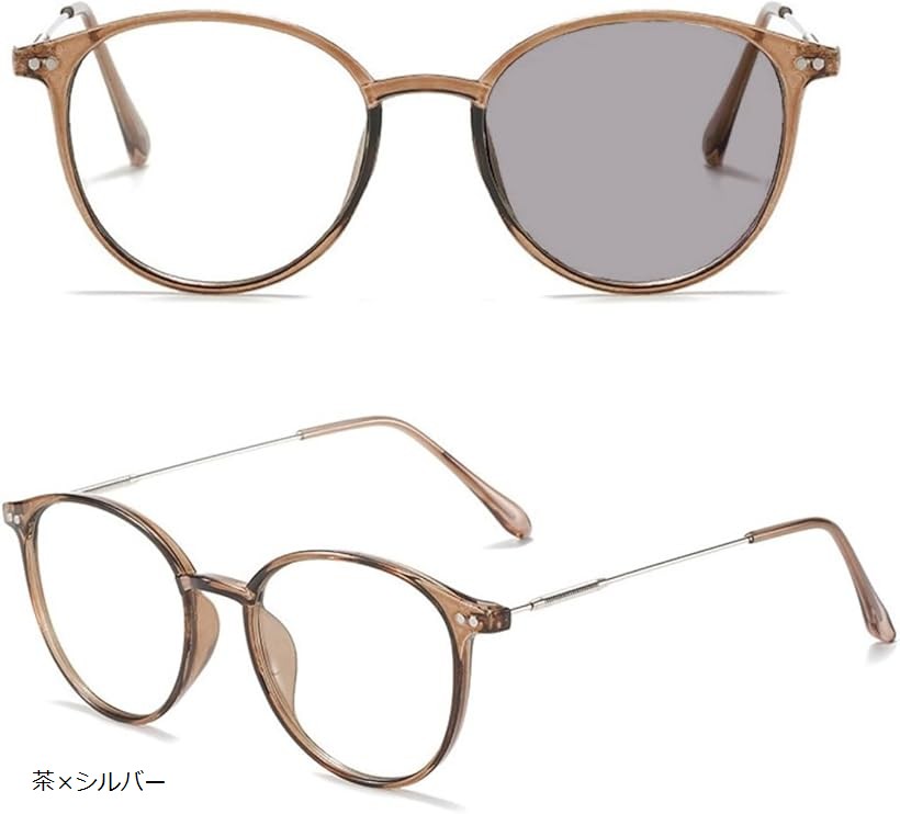 楽天市場】ブル―ライトカット 調光 変色 メガネ レディース