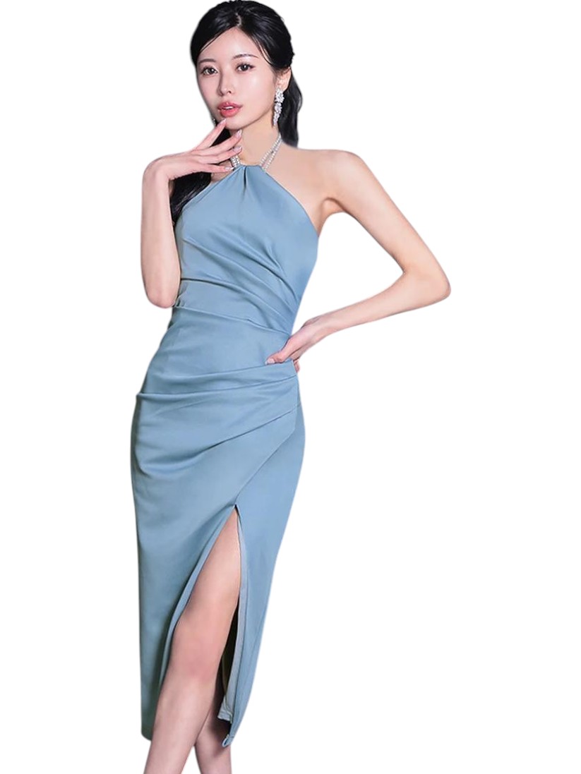 楽天市場】再入荷【Veautt/ヴュート】スリット入り ホルターネック