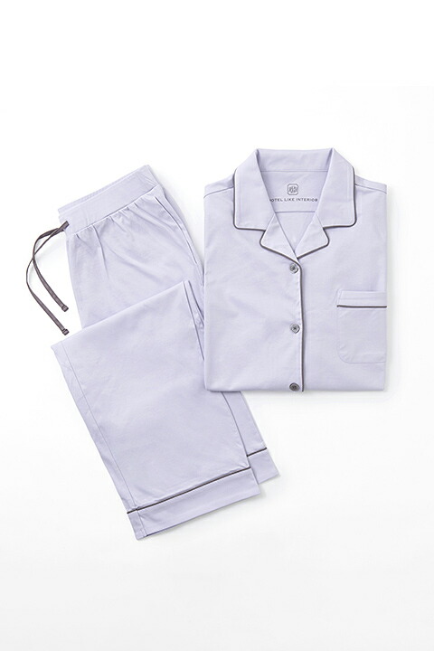 楽天市場】コットンジャージーパジャマ レディース 長袖 綿100％ 上下