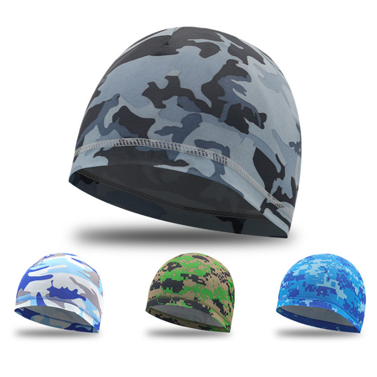 未使用セカンドスカルキャップカモ柄インナーキャップ サイズ TEEN