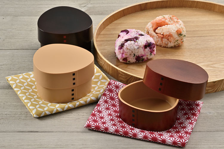 楽天市場】弁当箱”HAKOYA わっぱおにぎりケース 310ml” 曲げわっぱ