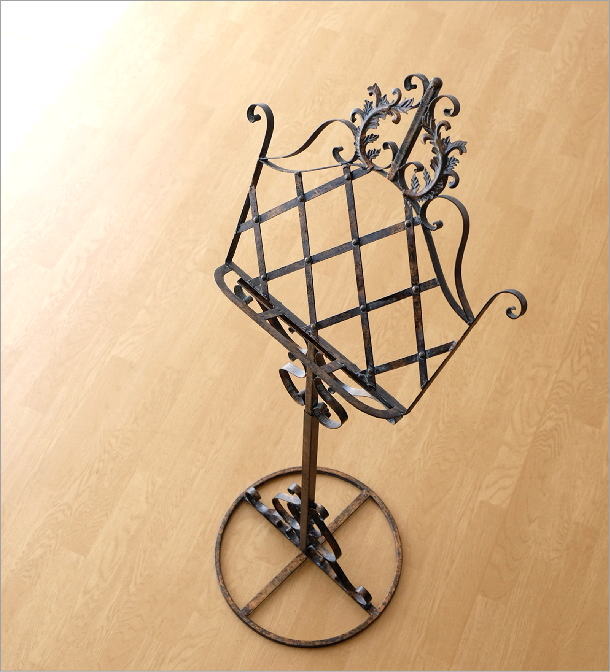 楽天市場】譜面台 アンティーク おしゃれ 鉄製 楽譜スタンド 楽譜立て