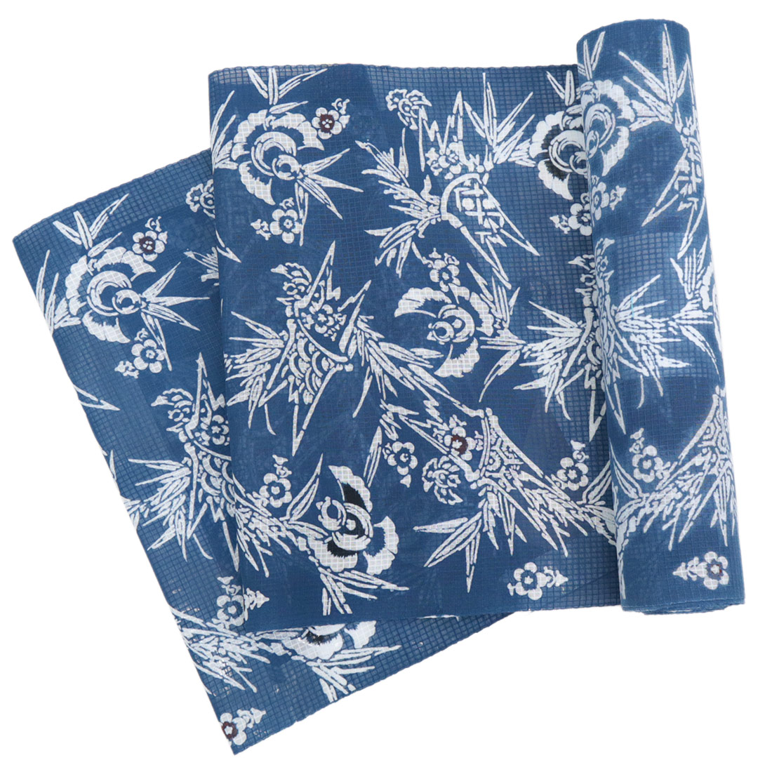 楽天市場】浴衣 反物 引き染め ブルー《 竺仙 》ブランド浴衣 日本製