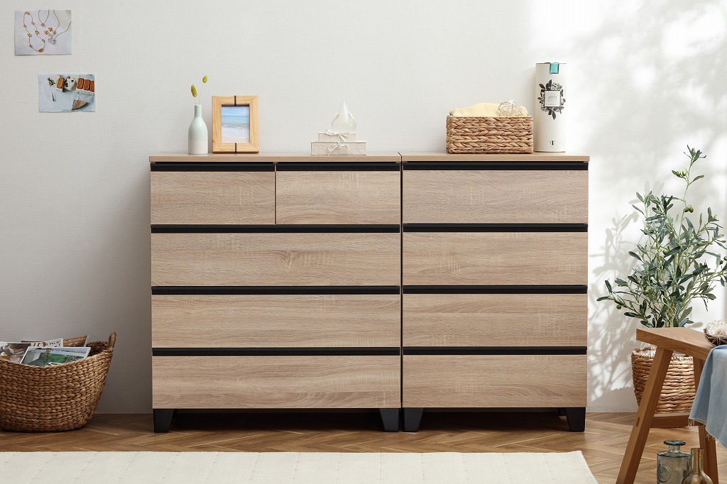 楽天市場】アイリスオーヤマ チェスト 木製 タンス スリム 棚 収納