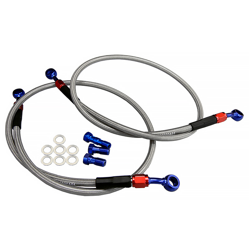 楽天市場】KAWASAKI ZRX400/2 メッシュブレーキホース フロント