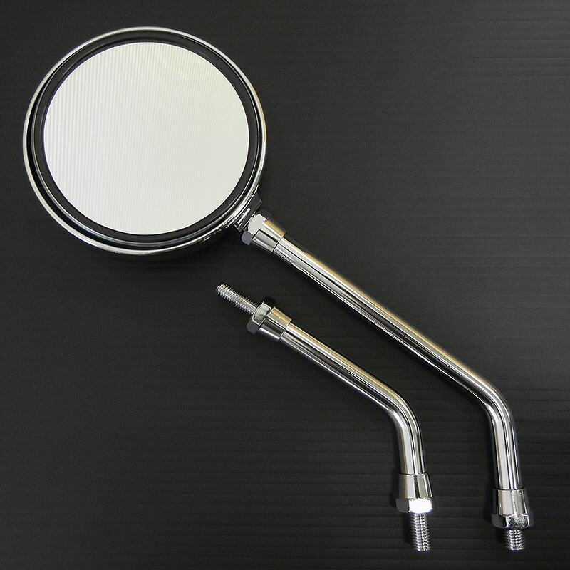 楽天市場】ミラー バイク 10mm 片側1本 左右共通 Z2ミラー メッキ 旧車