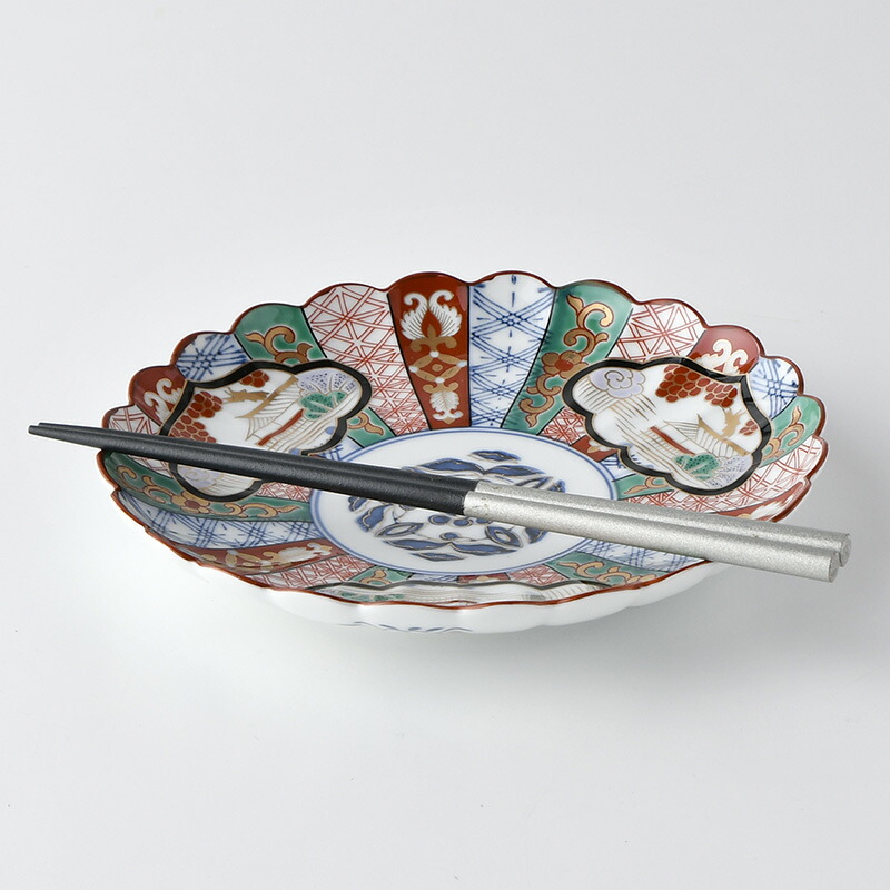 楽天市場】三方割元禄 地紋 和皿 波佐見焼き 石丸陶芸 林九郎窯