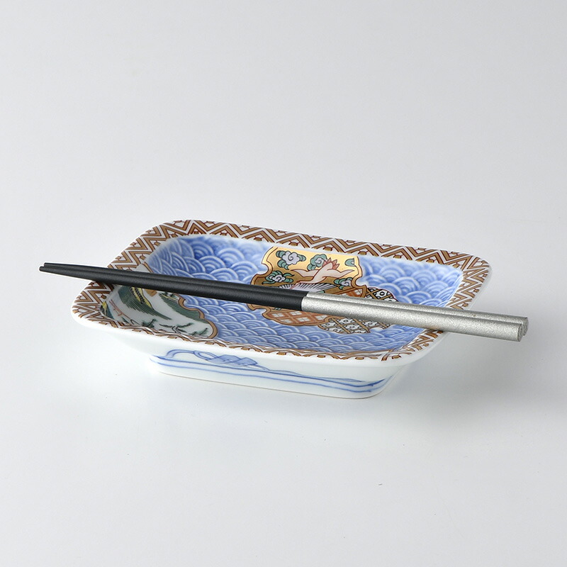 楽天市場】青海波地紋雪輪 銘々皿【波佐見焼き】石丸陶芸林九郎窯