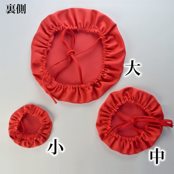 楽天市場】お地蔵さま帽子 頭巾 赤色 （大/中/小）地蔵帽子 六地蔵