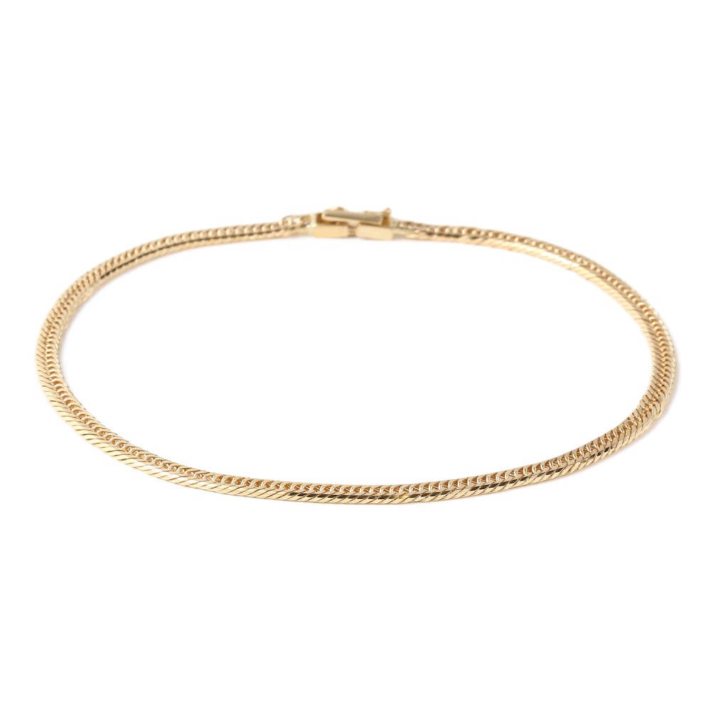 楽天市場】＼楽天ランキング1位／ 18金 喜平 アンクレット 6面 ダブル