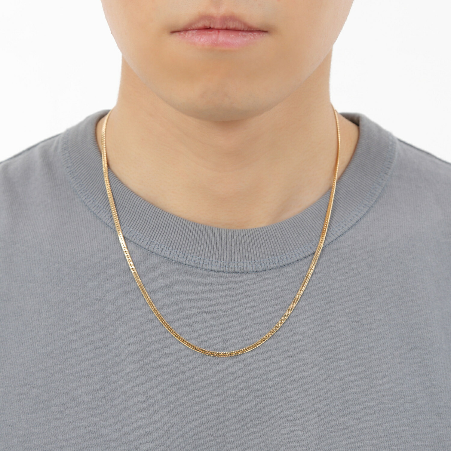 楽天市場】18金 喜平ネックレス 6面 ダブル 10g - 50cm メンズ