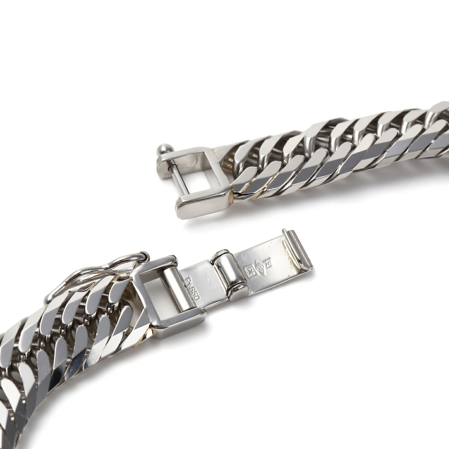 楽天市場】プラチナ 喜平 ブレスレット 8面 トリプル 30g 20cm メンズ