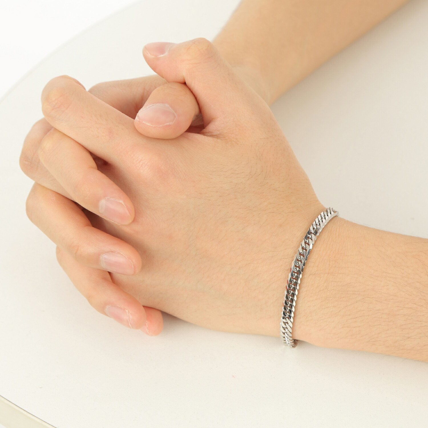 楽天市場】プラチナ 喜平ブレスレット 6面ダブル 20g 18cm メンズ