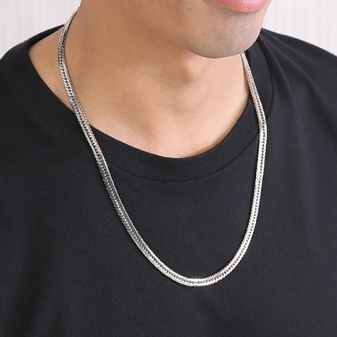 楽天市場】プラチナ 喜平ネックレス 12面トリプル 55g 55cm メンズ