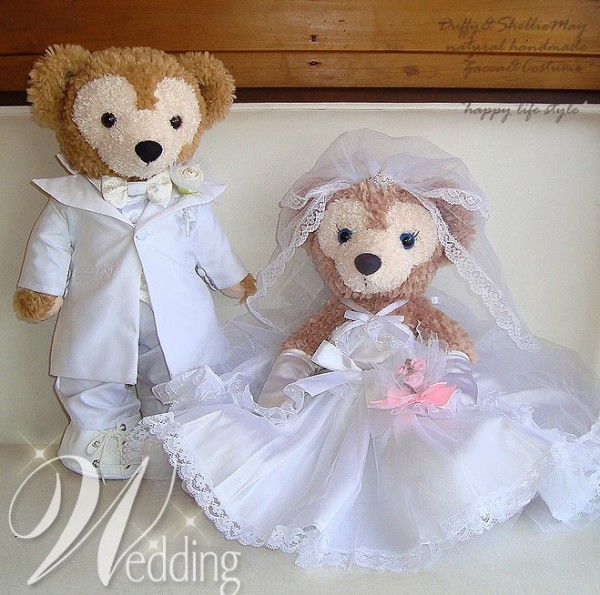 楽天市場】ダッフィー シェリーメイ ウエディング ペア Sサイズ 43cm