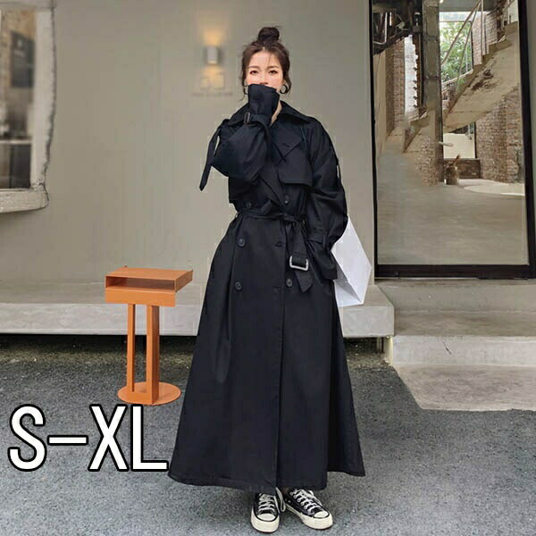 楽天市場】トレンチコート レディース ロング丈 超ロング 春コート 秋