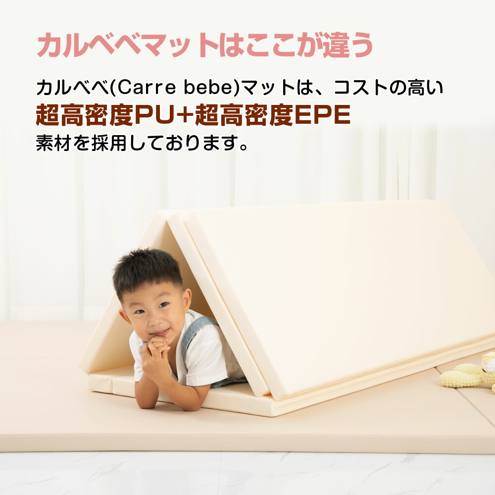 楽天市場】赤ちゃん プレイマット ベビー 折りたたみ 防水 抗菌 厚手