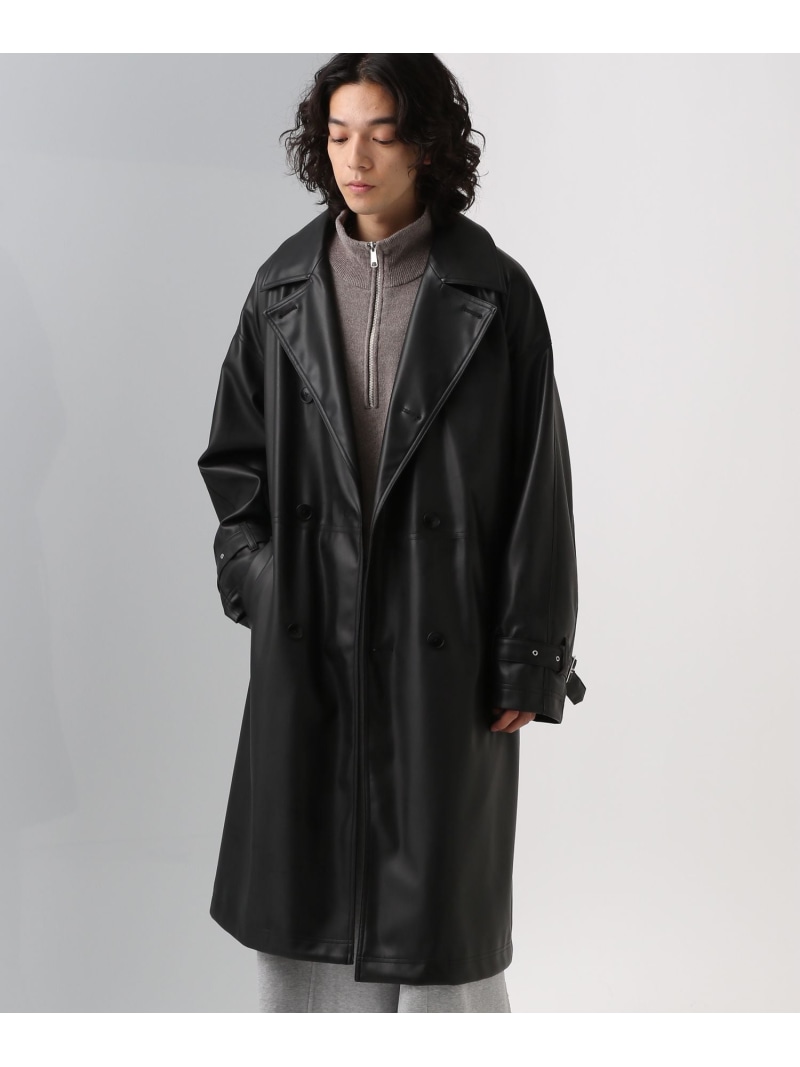 楽天市場】【SALE／21%OFF】レザートレンチコート HARE ハレ トップス